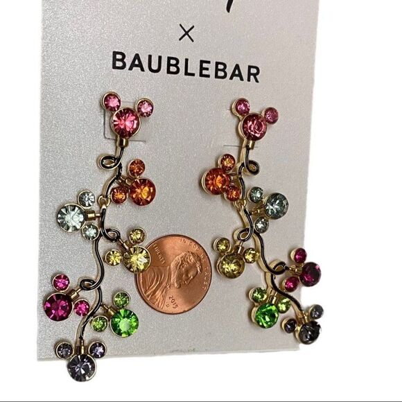 Disney x Baublebar Holiday Mickey Minnie Christmas Earrings Tree Santa Lights‎ - Picture 4 of 12